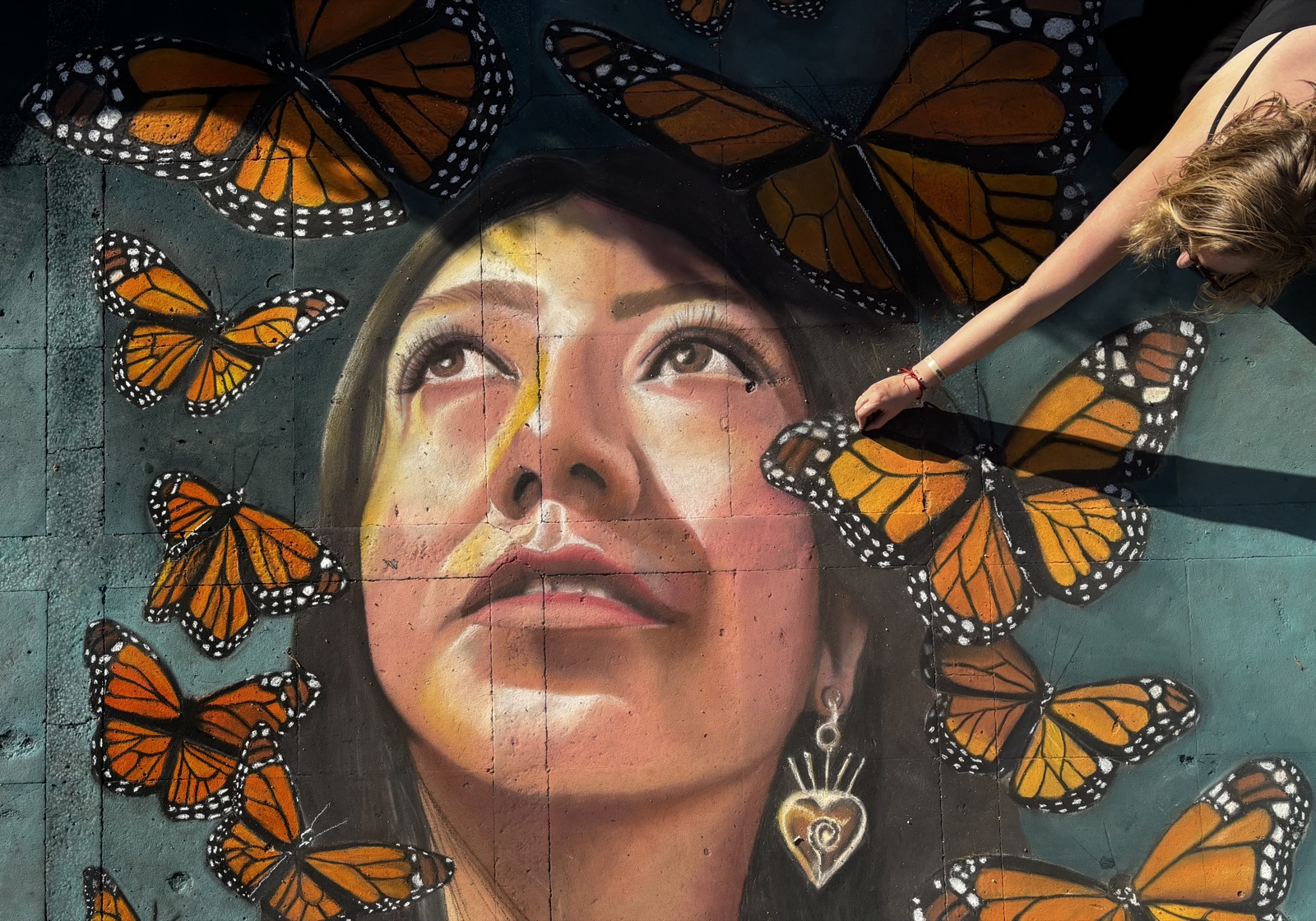 Chalk mural by Jessi Queen