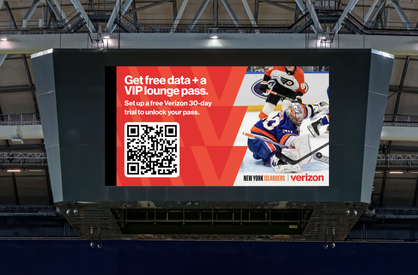 A shipped digital signage experience at a live event